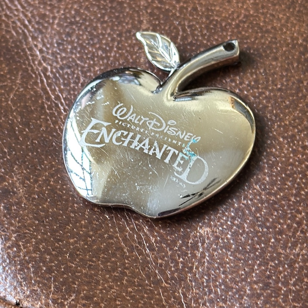 Disney ENCHANTED silver ornament